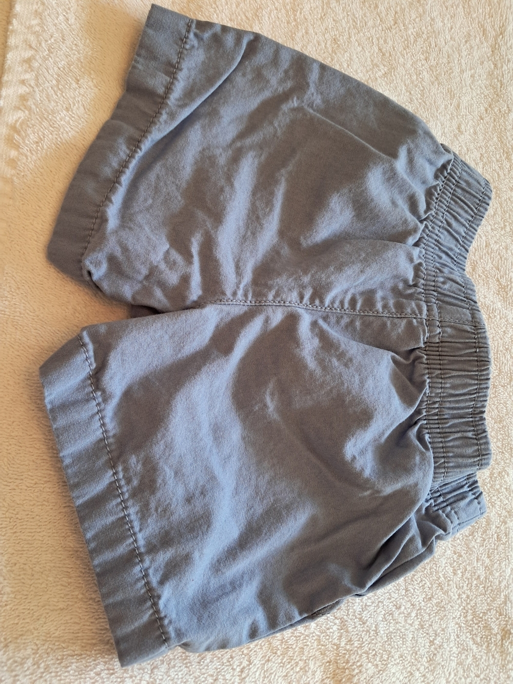 Carter's Lightweight Elastic-Waist Gray Athletic Shorts - Picture 3 of 3